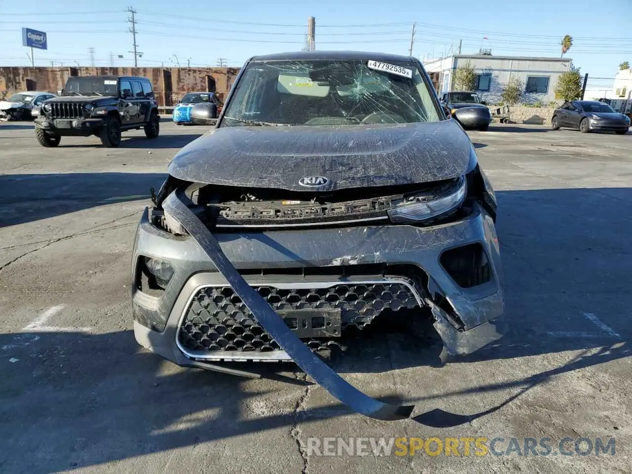 5 Photograph of a damaged car KNDJ23AUXM7794830 KIA SOUL 2021