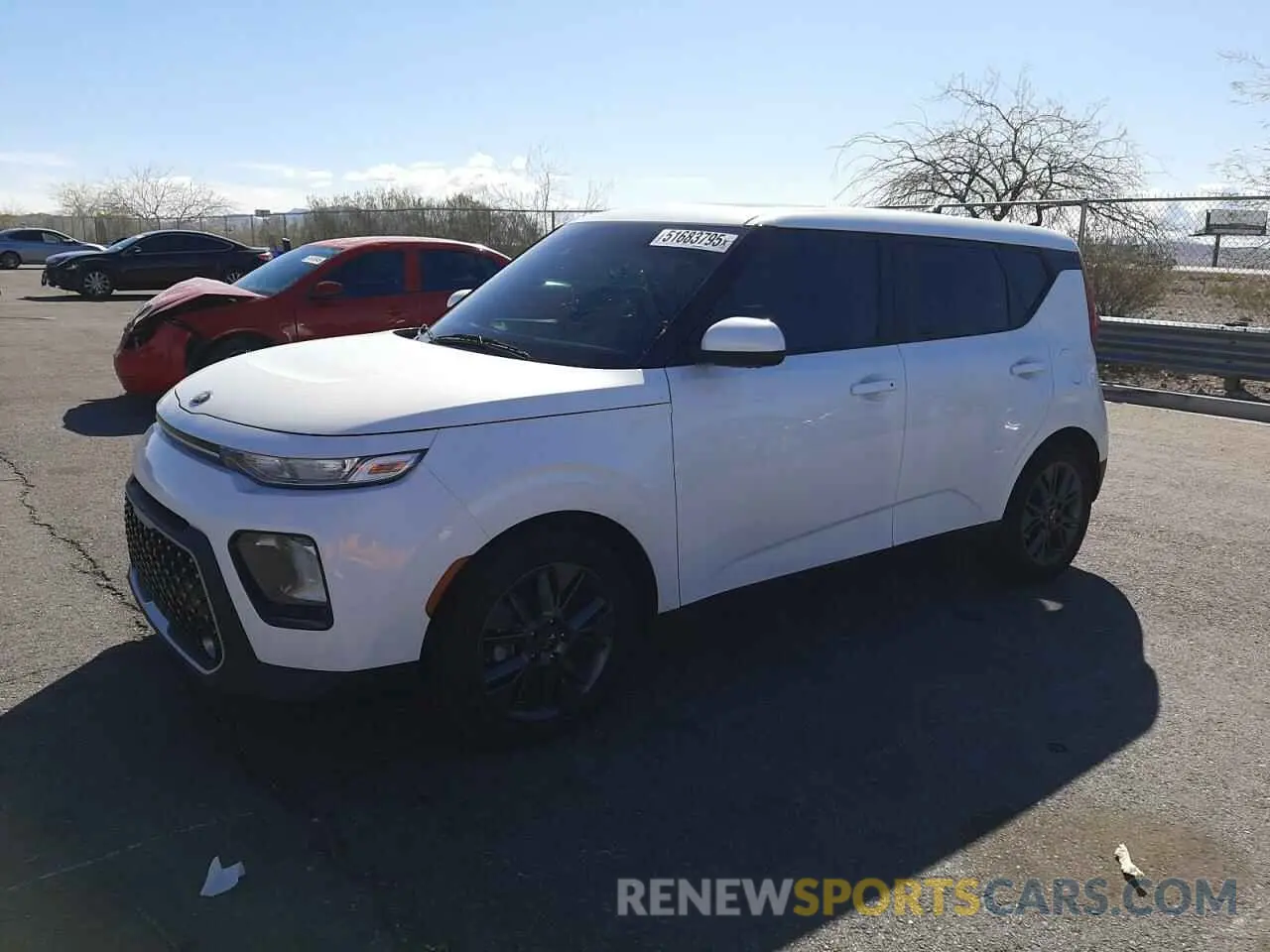 1 Photograph of a damaged car KNDJ33AU1M7140411 KIA SOUL 2021