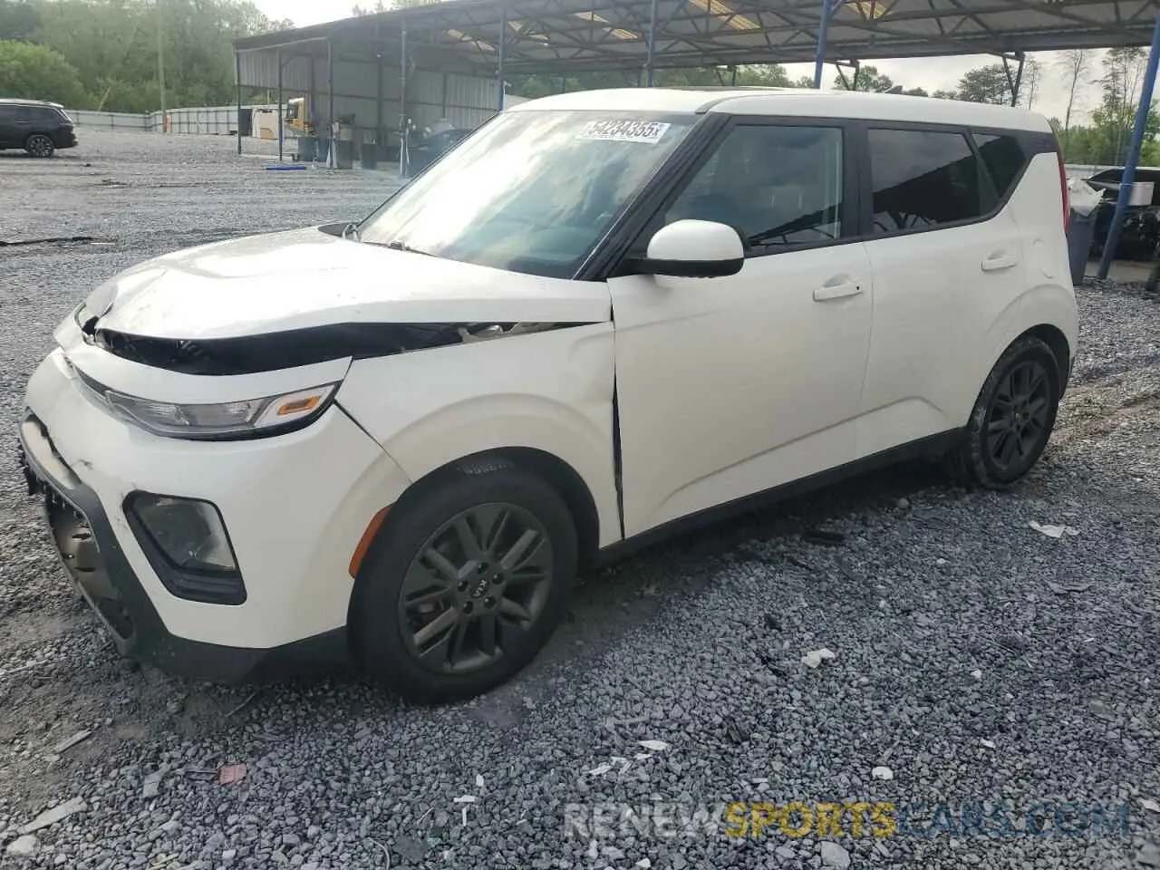 1 Photograph of a damaged car KNDJ33AU2M7140739 KIA SOUL 2021