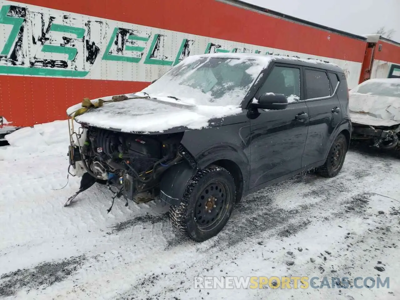 1 Photograph of a damaged car KNDJ33AU4M7140354 KIA SOUL 2021