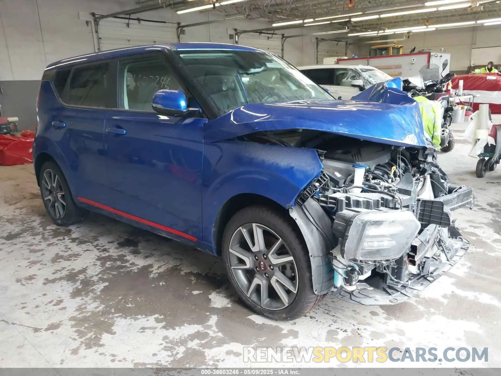 1 Photograph of a damaged car KNDJ53AF2M7738986 KIA SOUL 2021
