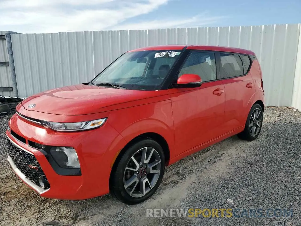 1 Photograph of a damaged car KNDJ63AU0M7126989 KIA SOUL 2021