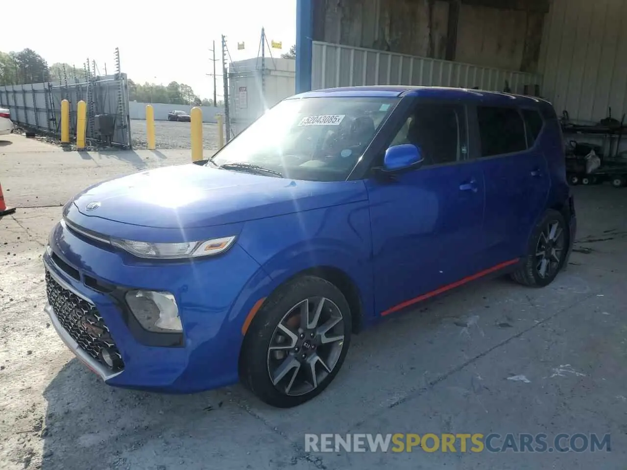 1 Photograph of a damaged car KNDJ63AU1M7791402 KIA SOUL 2021