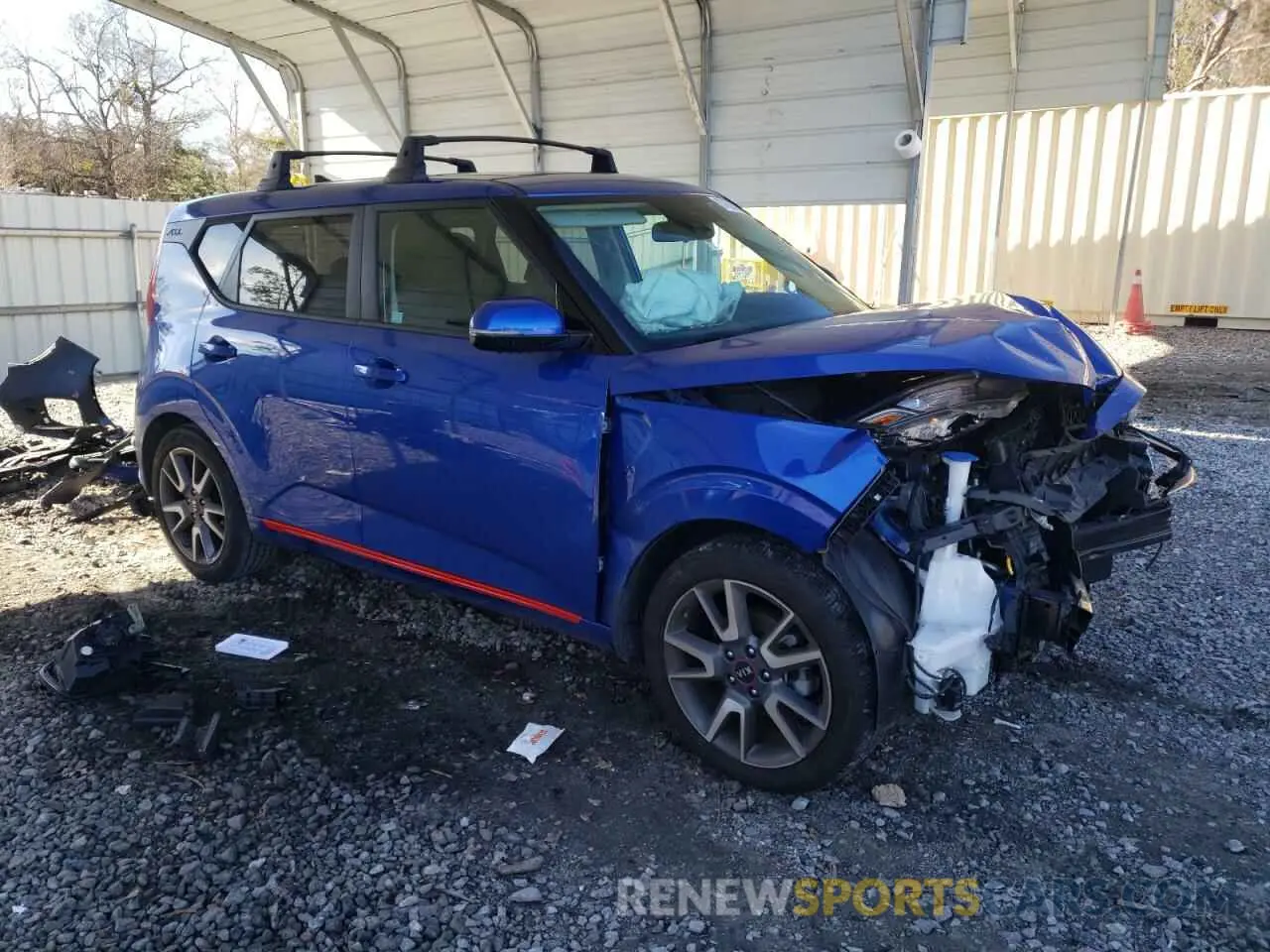 4 Photograph of a damaged car KNDJ63AU4M7740279 KIA SOUL 2021