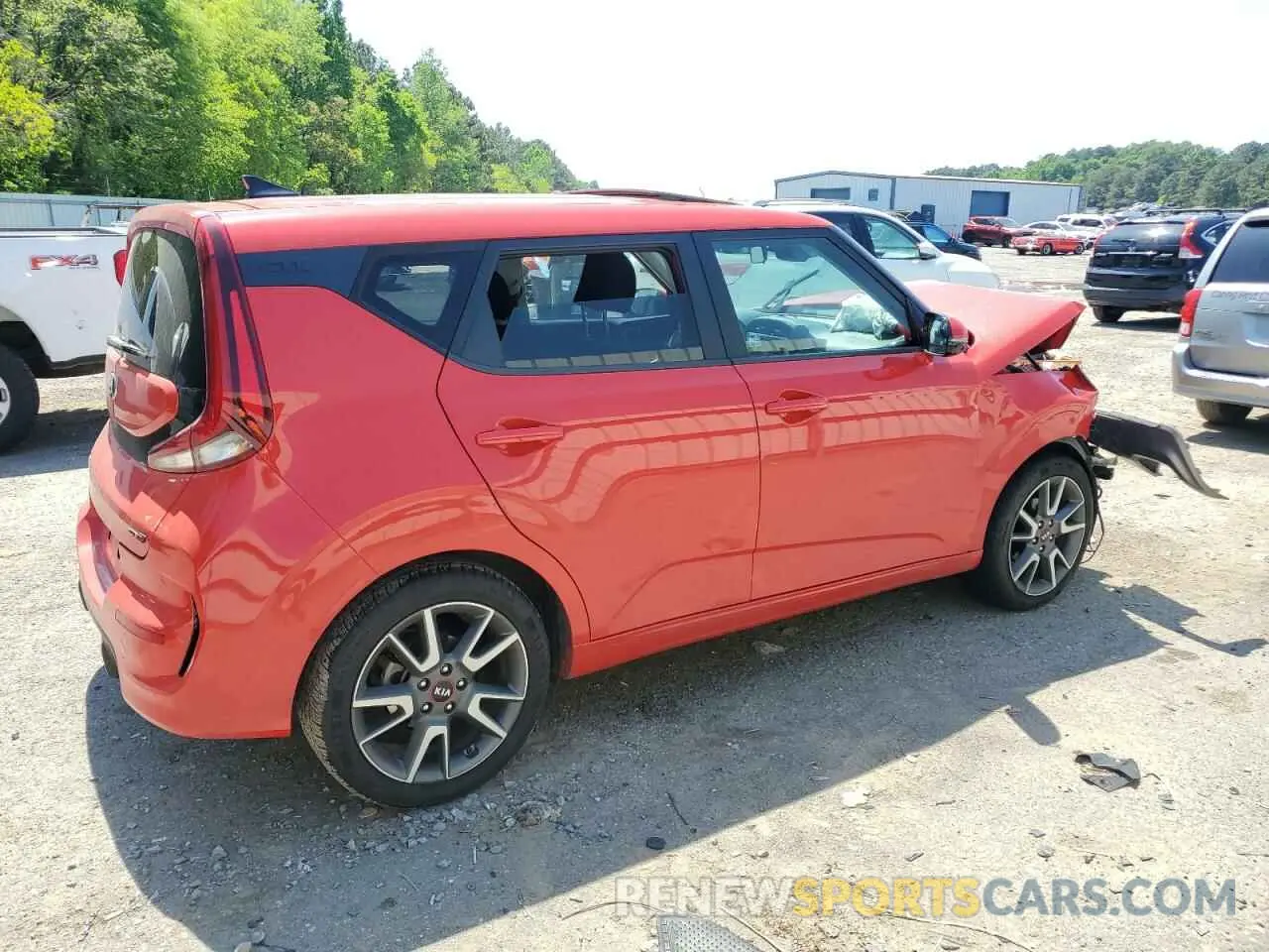 3 Photograph of a damaged car KNDJ63AU9M7142236 KIA SOUL 2021