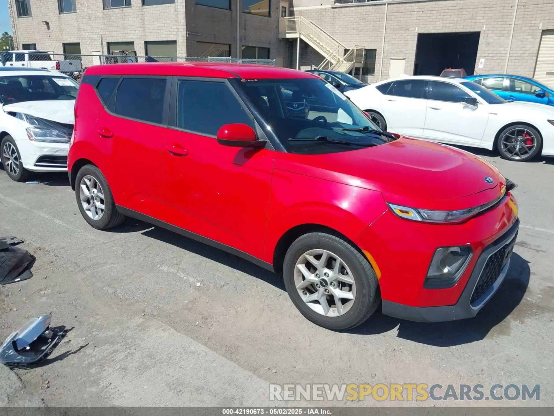 1 Photograph of a damaged car KNDJ23AU0N7182606 KIA SOUL 2022