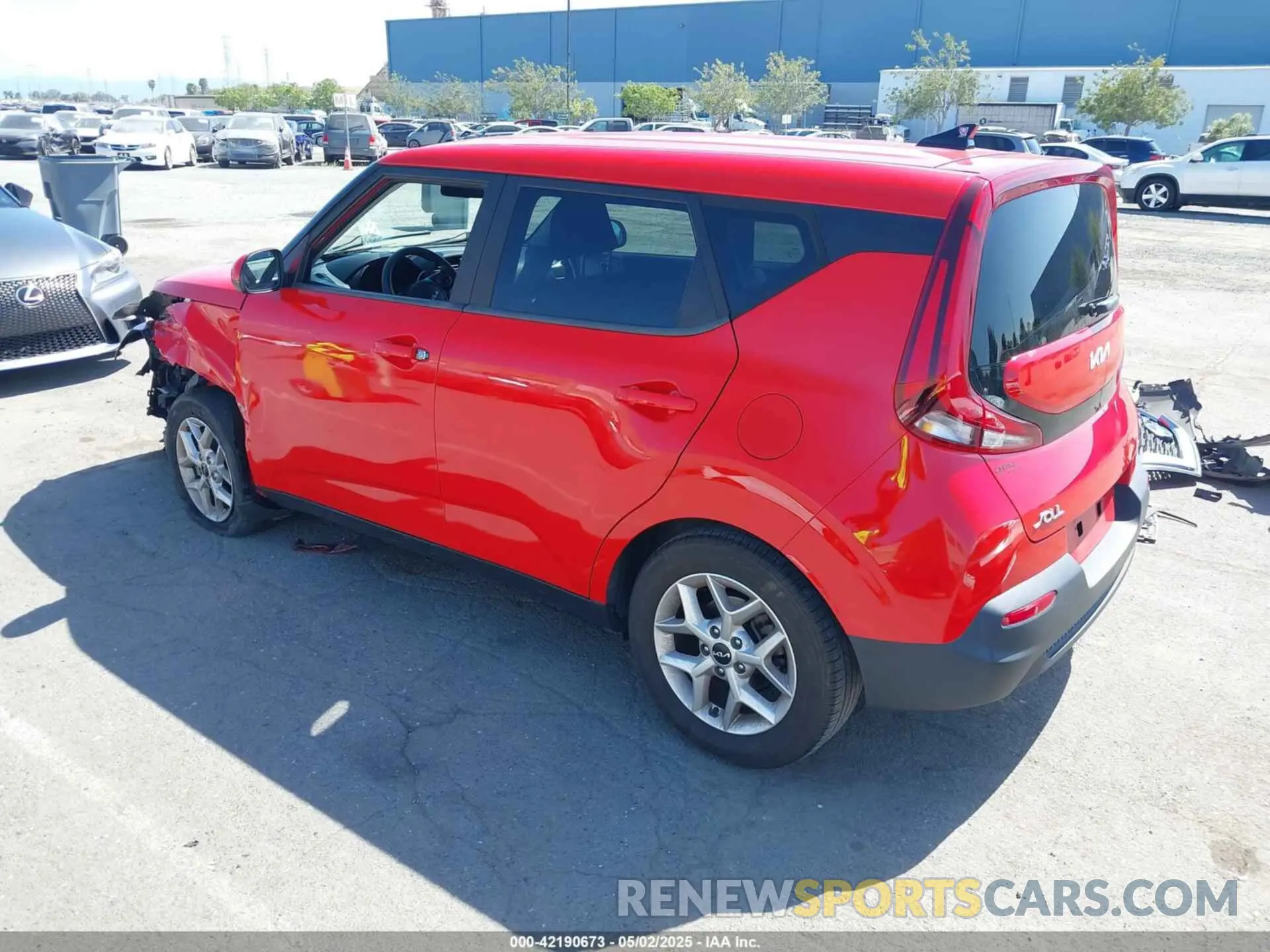 3 Photograph of a damaged car KNDJ23AU0N7182606 KIA SOUL 2022
