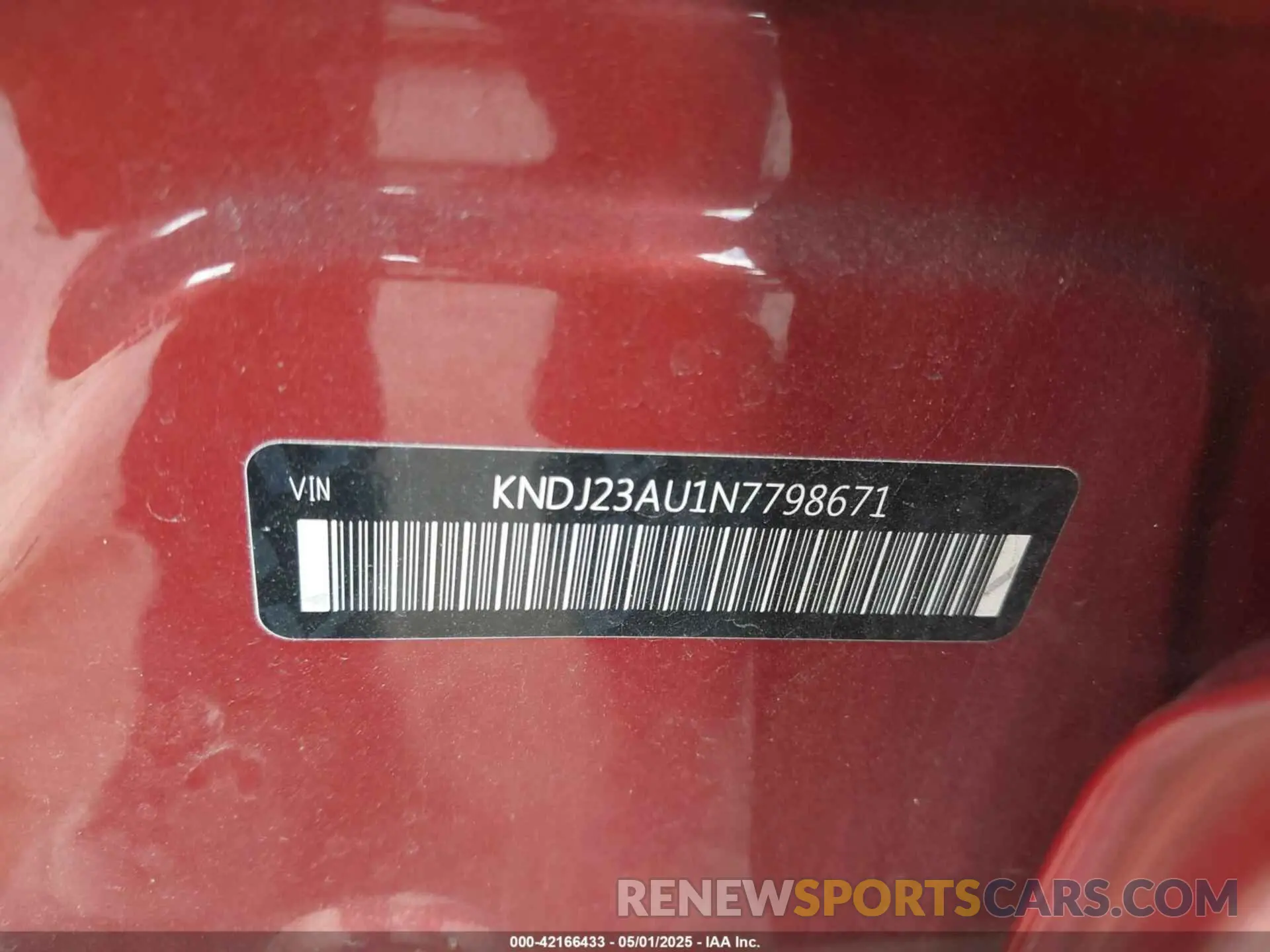 9 Photograph of a damaged car KNDJ23AU1N7798671 KIA SOUL 2022