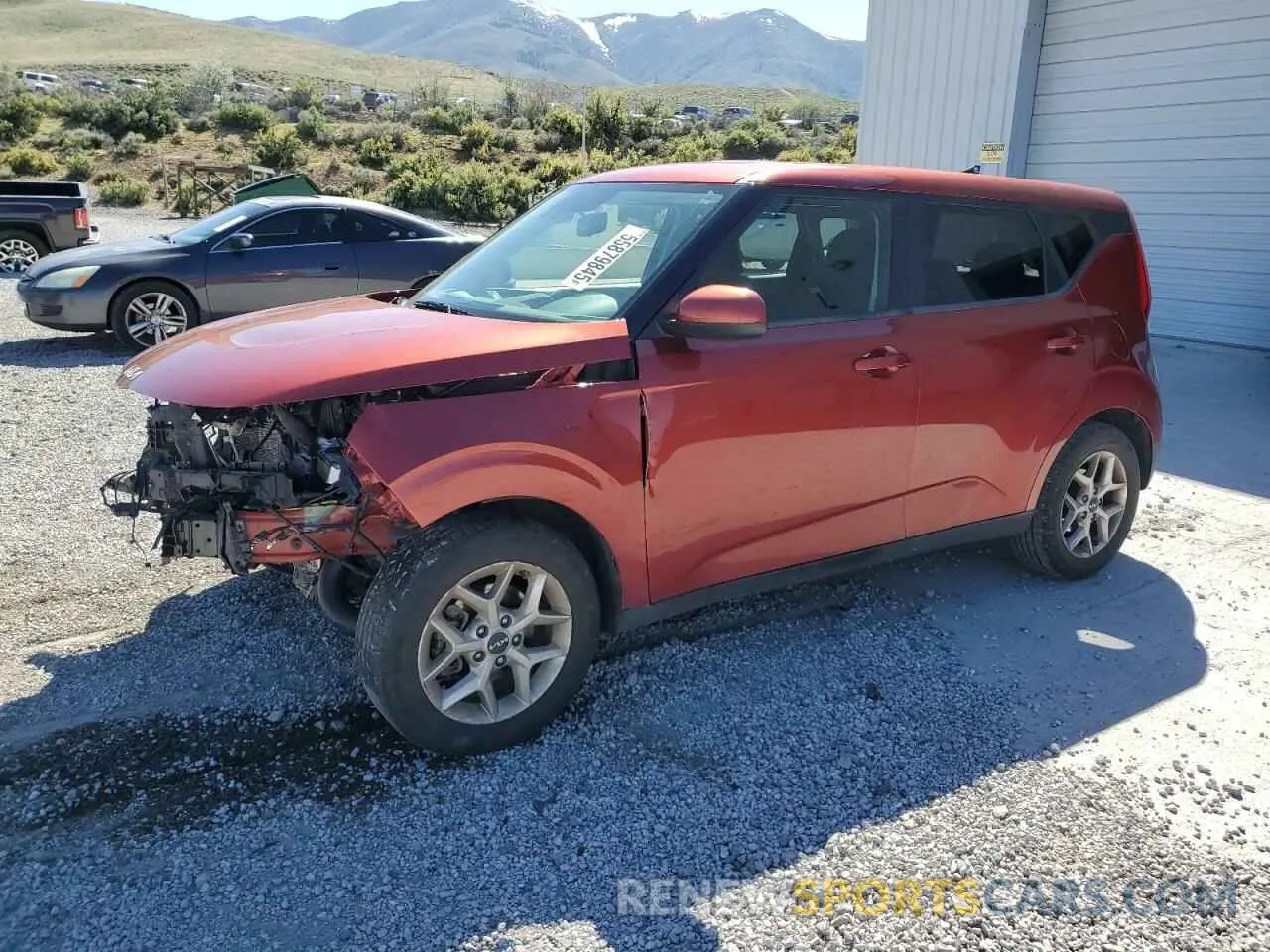1 Photograph of a damaged car KNDJ23AU1N7837727 KIA SOUL 2022