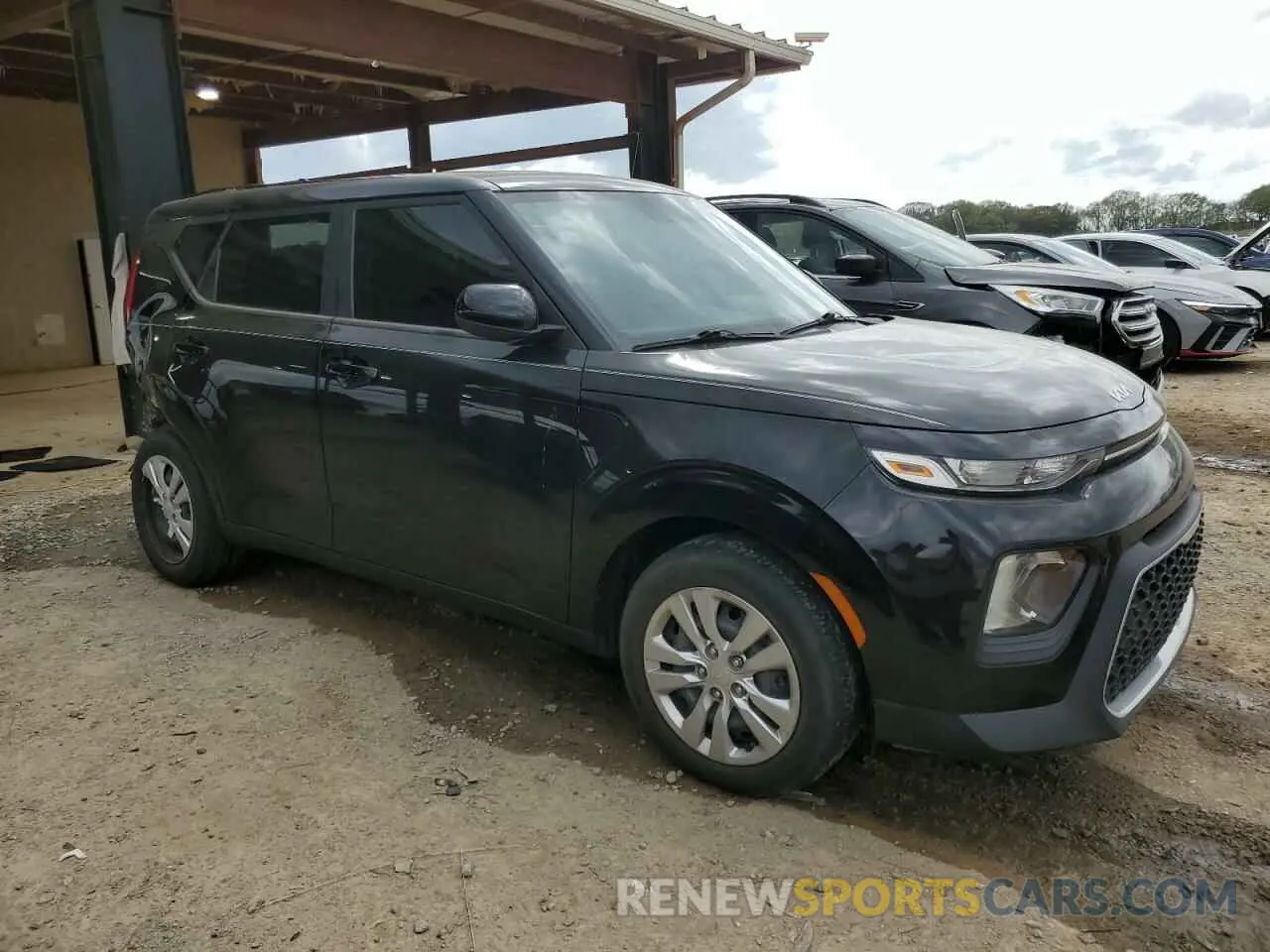 4 Photograph of a damaged car KNDJ23AU2N7153608 KIA SOUL 2022