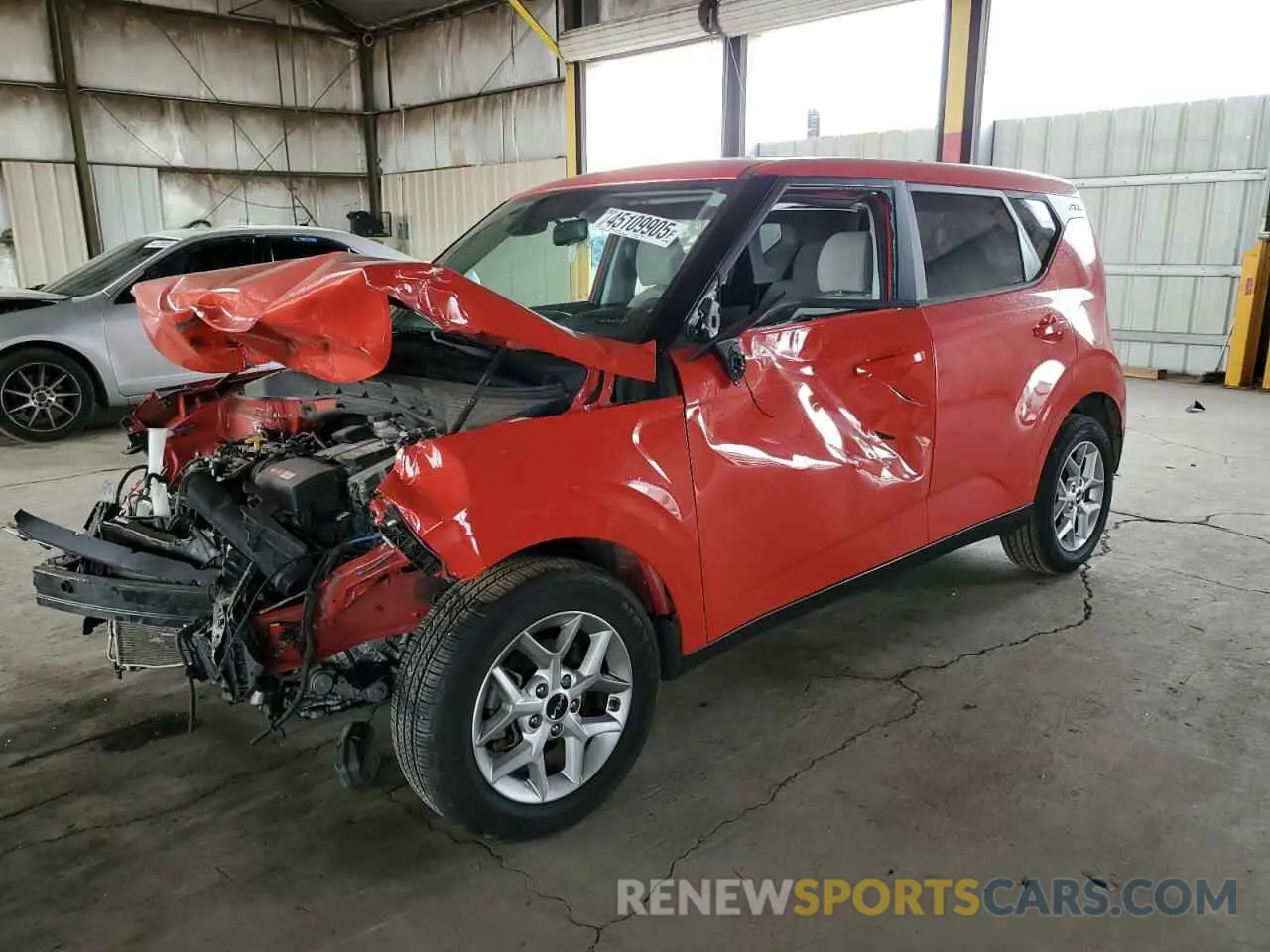 1 Photograph of a damaged car KNDJ23AU2N7159196 KIA SOUL 2022