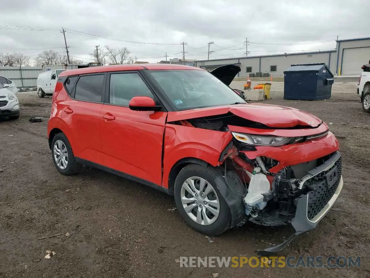 4 Photograph of a damaged car KNDJ23AU2N7162101 KIA SOUL 2022