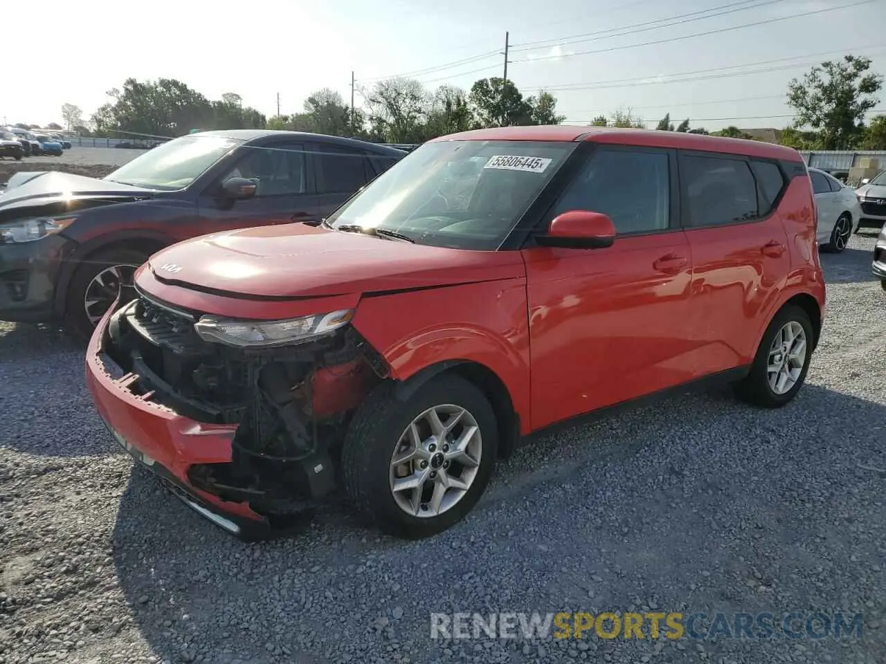 1 Photograph of a damaged car KNDJ23AU2N7163071 KIA SOUL 2022