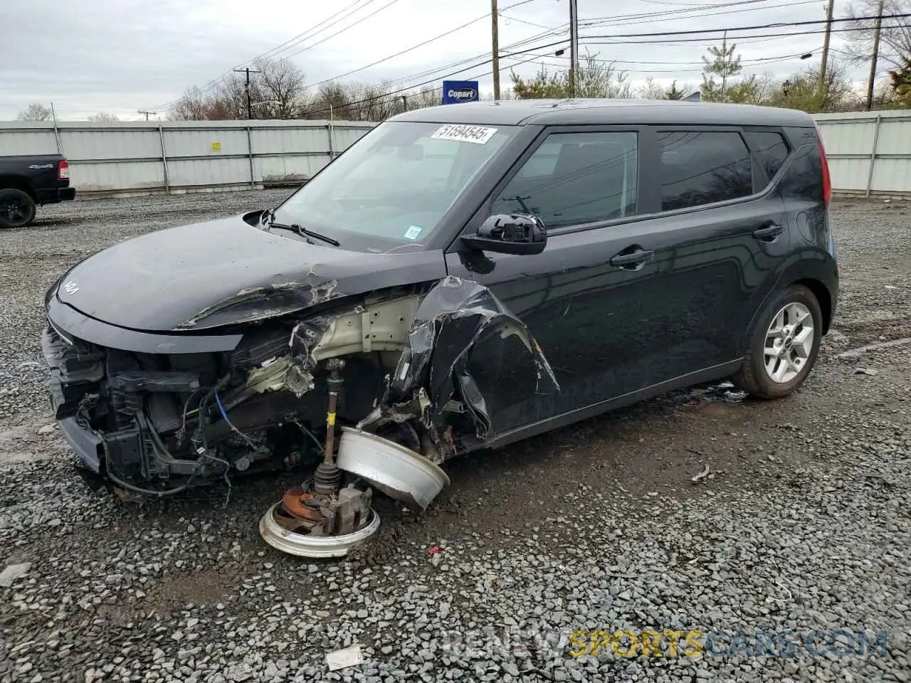 1 Photograph of a damaged car KNDJ23AU2N7185474 KIA SOUL 2022