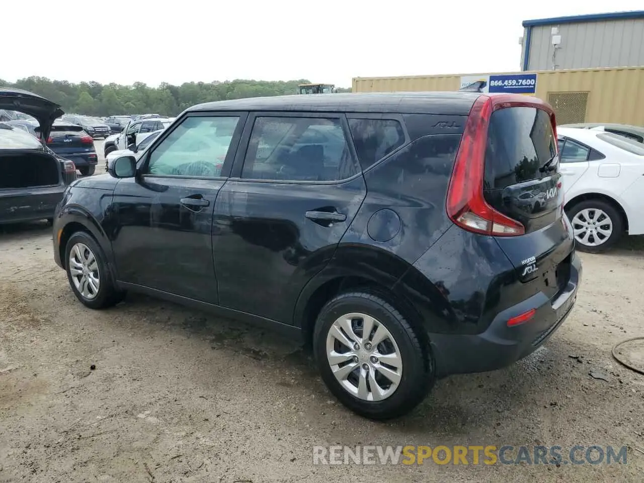 2 Photograph of a damaged car KNDJ23AU2N7800363 KIA SOUL 2022