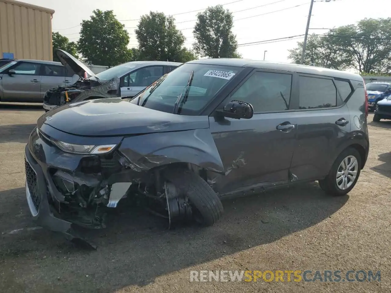 1 Photograph of a damaged car KNDJ23AU2N7809547 KIA SOUL 2022