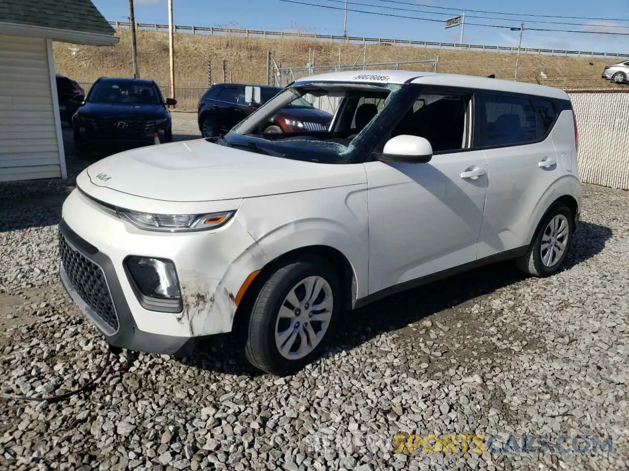 1 Photograph of a damaged car KNDJ23AU4N7174475 KIA SOUL 2022