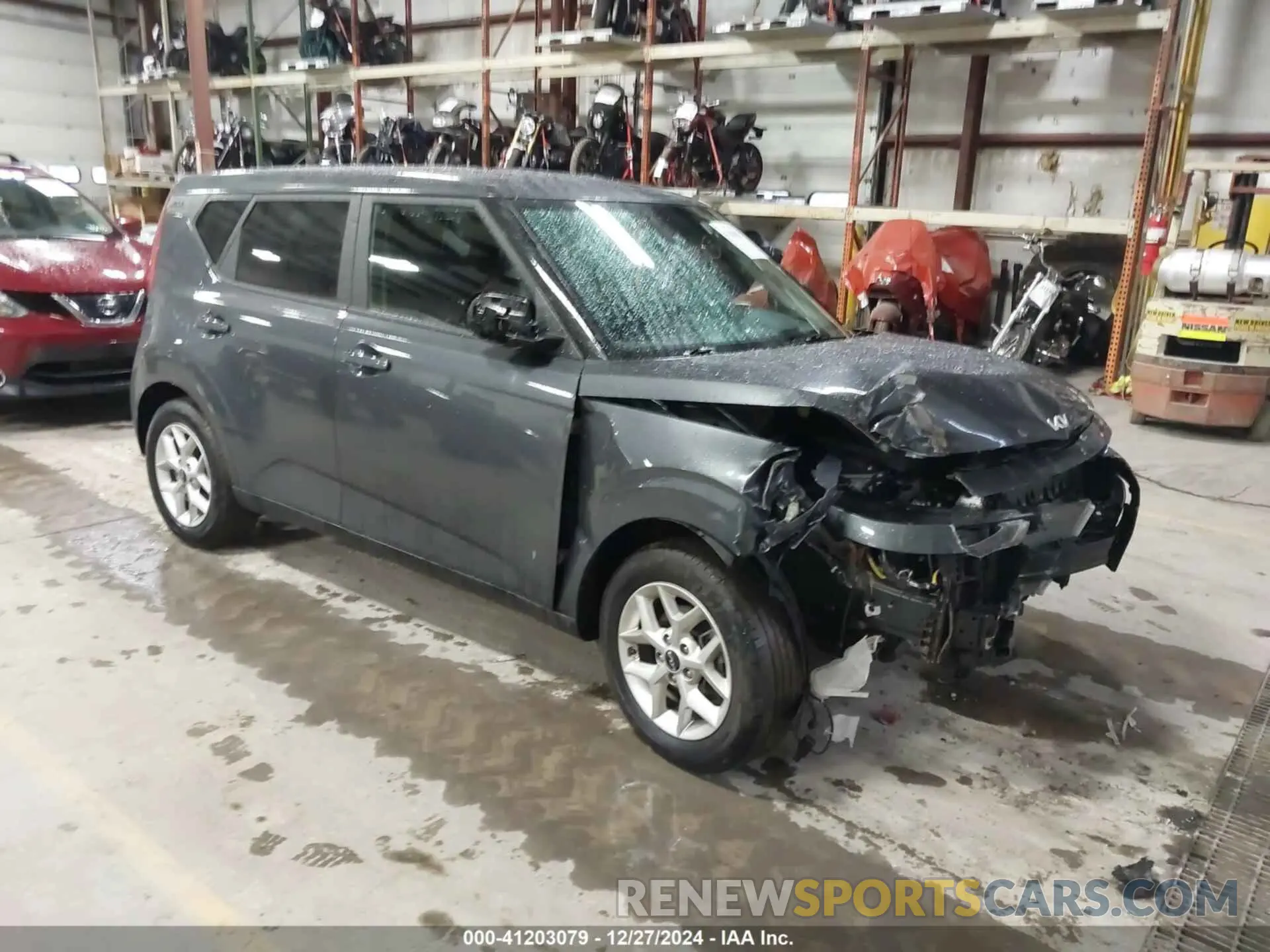 1 Photograph of a damaged car KNDJ23AU5N7806710 KIA SOUL 2022