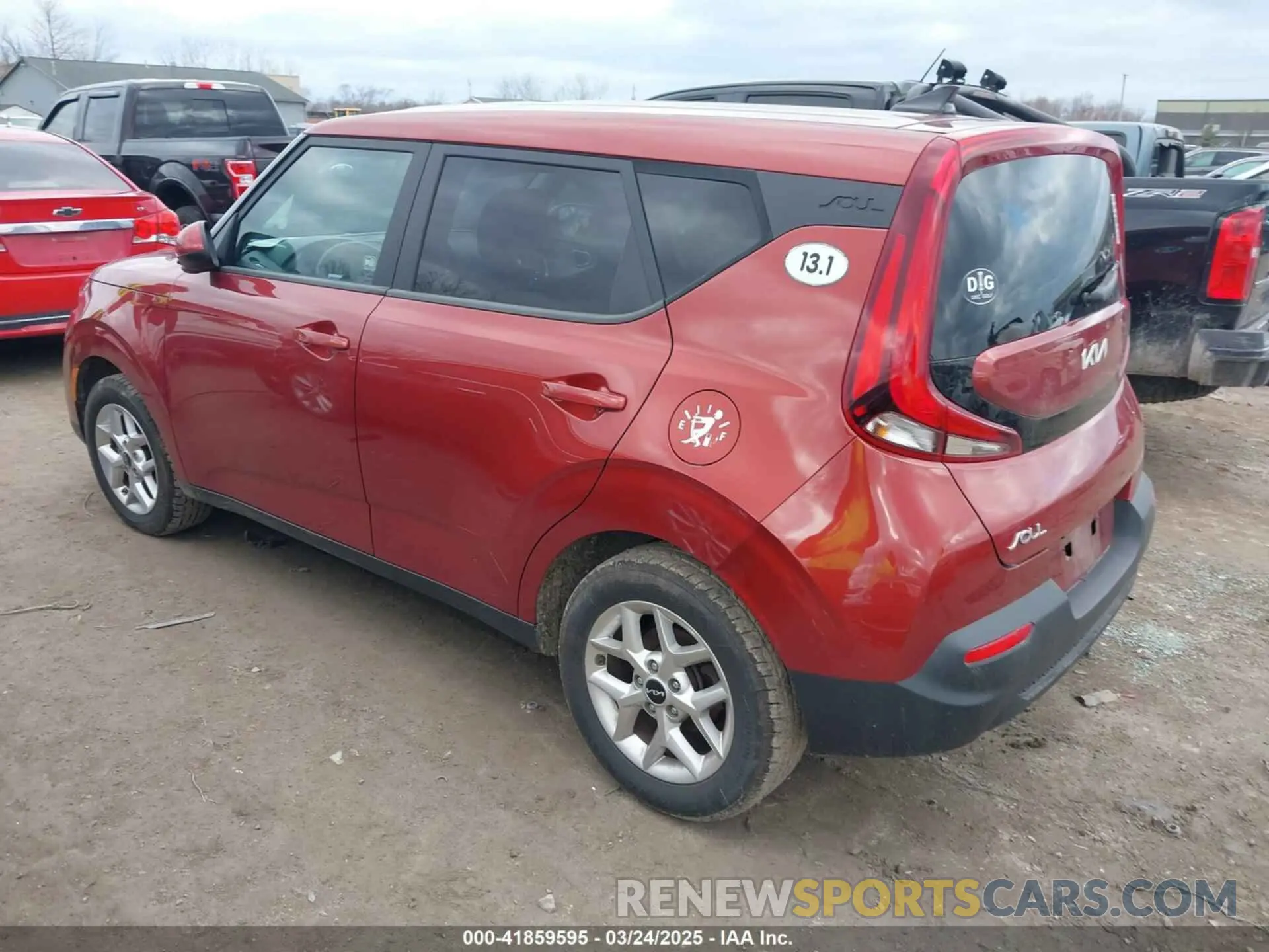 3 Photograph of a damaged car KNDJ23AU5N7806982 KIA SOUL 2022