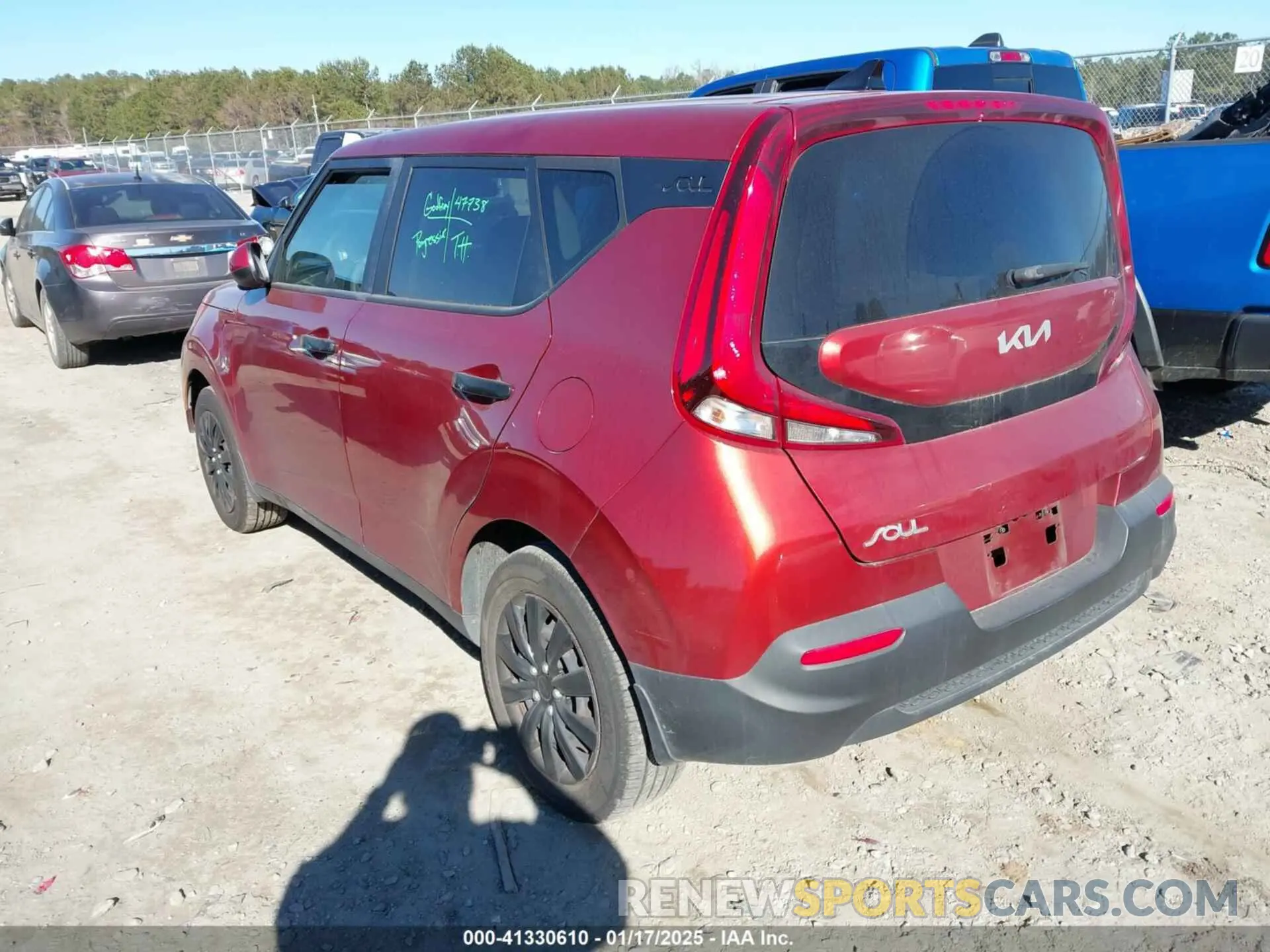 3 Photograph of a damaged car KNDJ23AU5N7820414 KIA SOUL 2022
