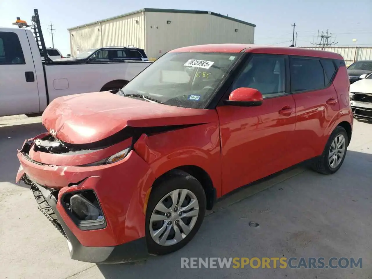 1 Photograph of a damaged car KNDJ23AU6N7152252 KIA SOUL 2022