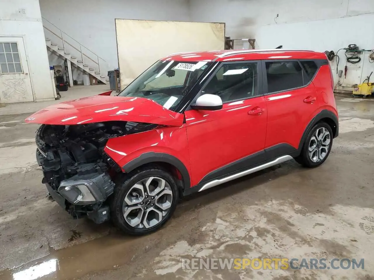 1 Photograph of a damaged car KNDJ23AU6N7165311 KIA SOUL 2022