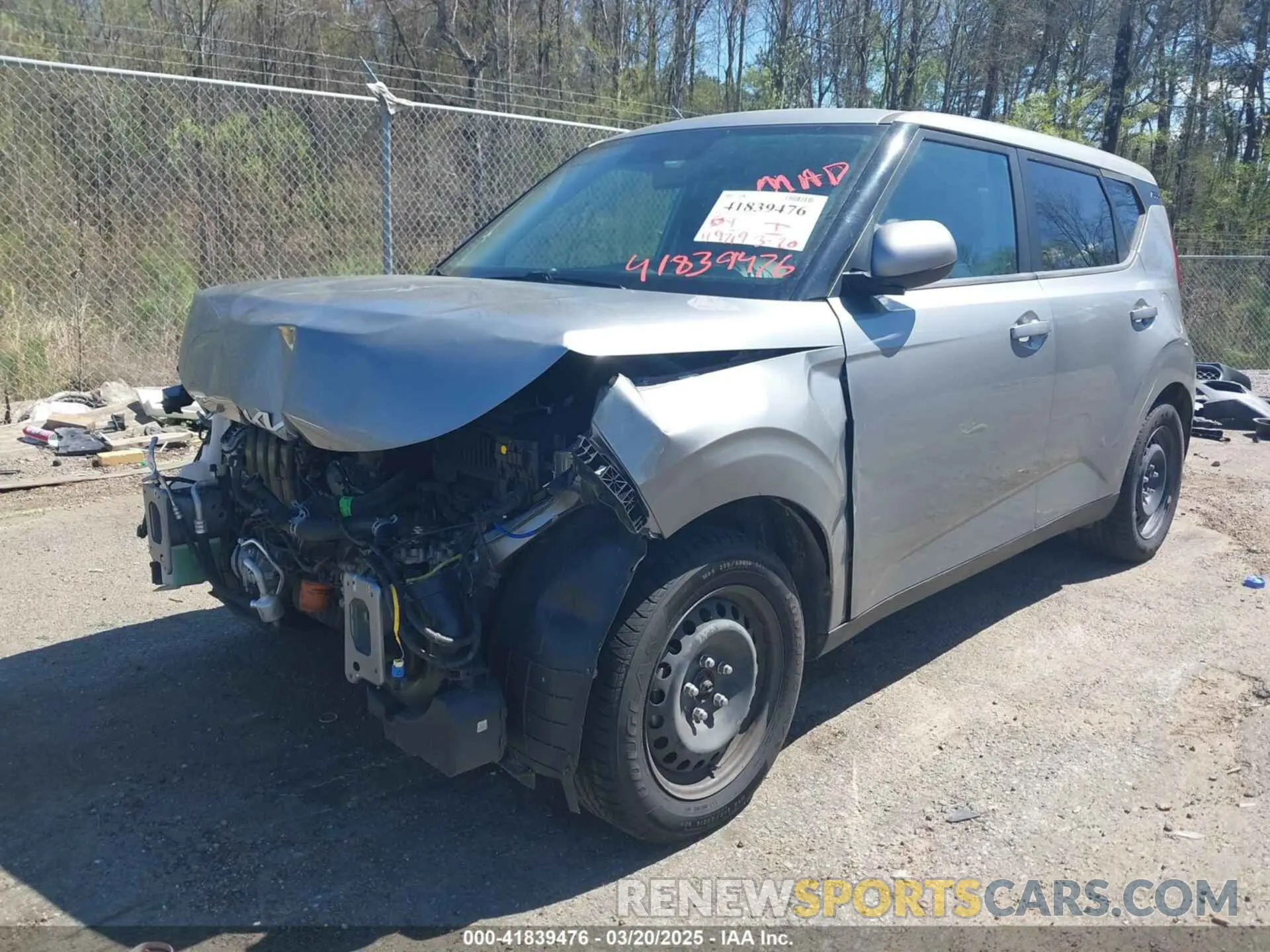 2 Photograph of a damaged car KNDJ23AU6N7828781 KIA SOUL 2022