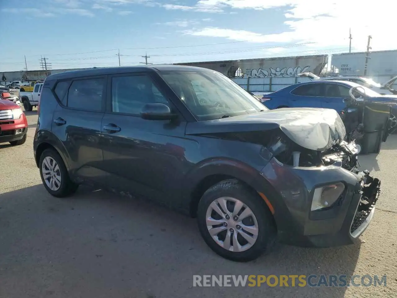 4 Photograph of a damaged car KNDJ23AU7N7834752 KIA SOUL 2022