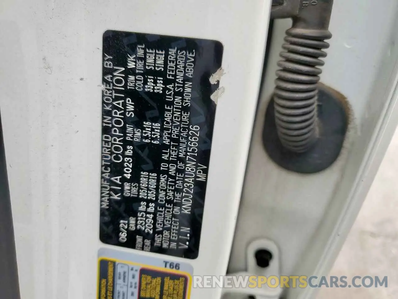 13 Photograph of a damaged car KNDJ23AU8N7156626 KIA SOUL 2022