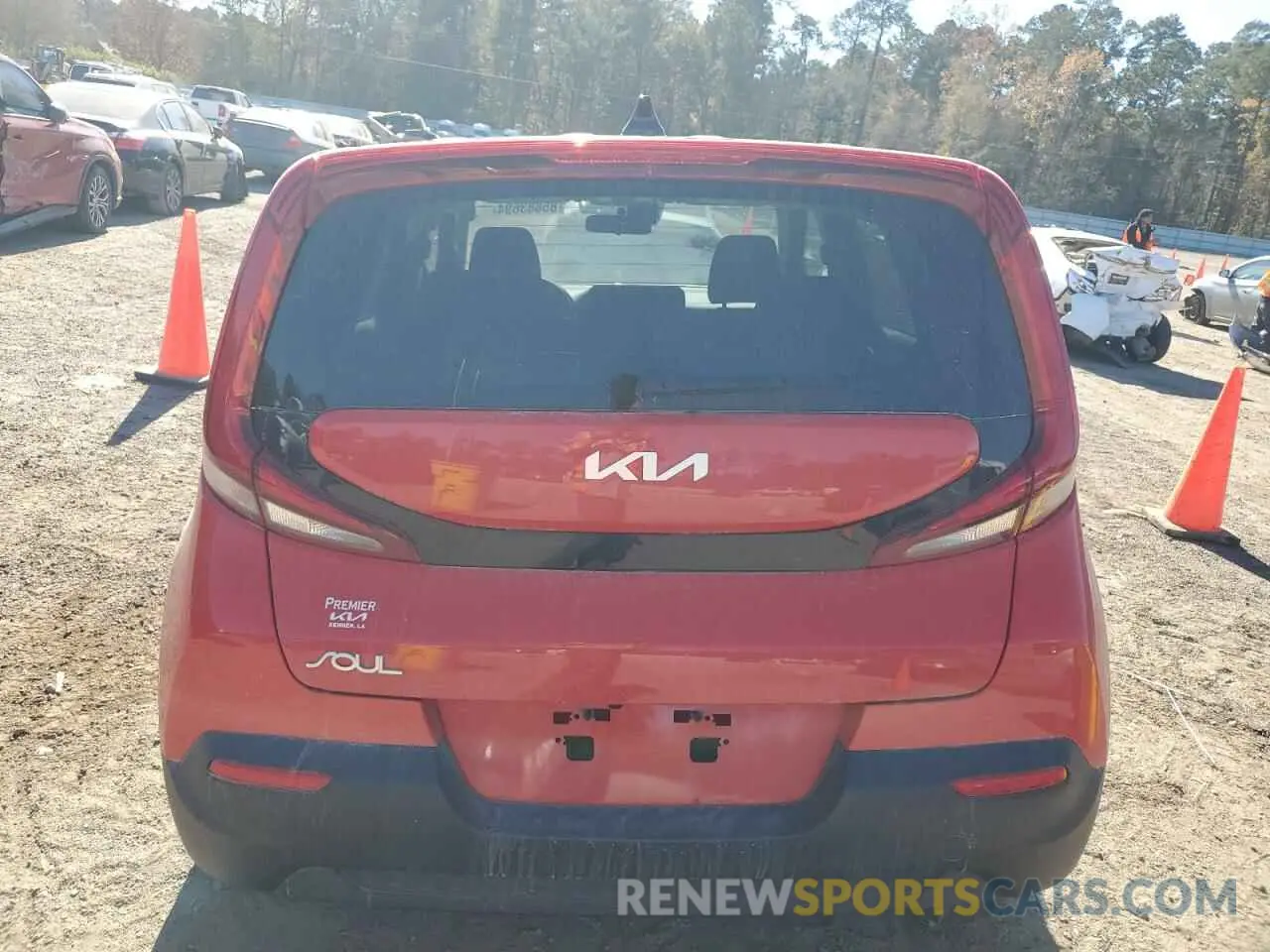 6 Photograph of a damaged car KNDJ23AU8N7184281 KIA SOUL 2022