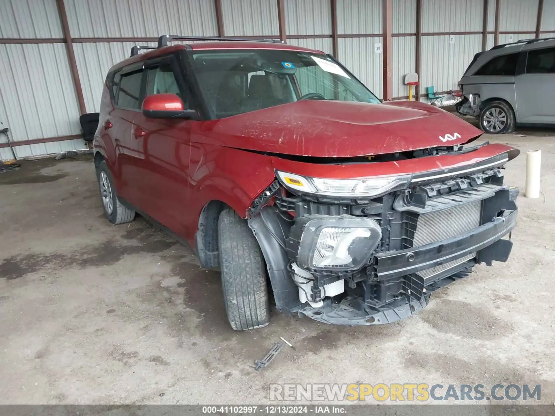 1 Photograph of a damaged car KNDJ23AU8N7814705 KIA SOUL 2022