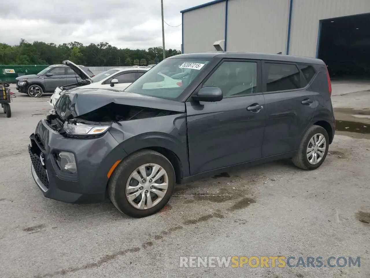 1 Photograph of a damaged car KNDJ23AU9N7821226 KIA SOUL 2022
