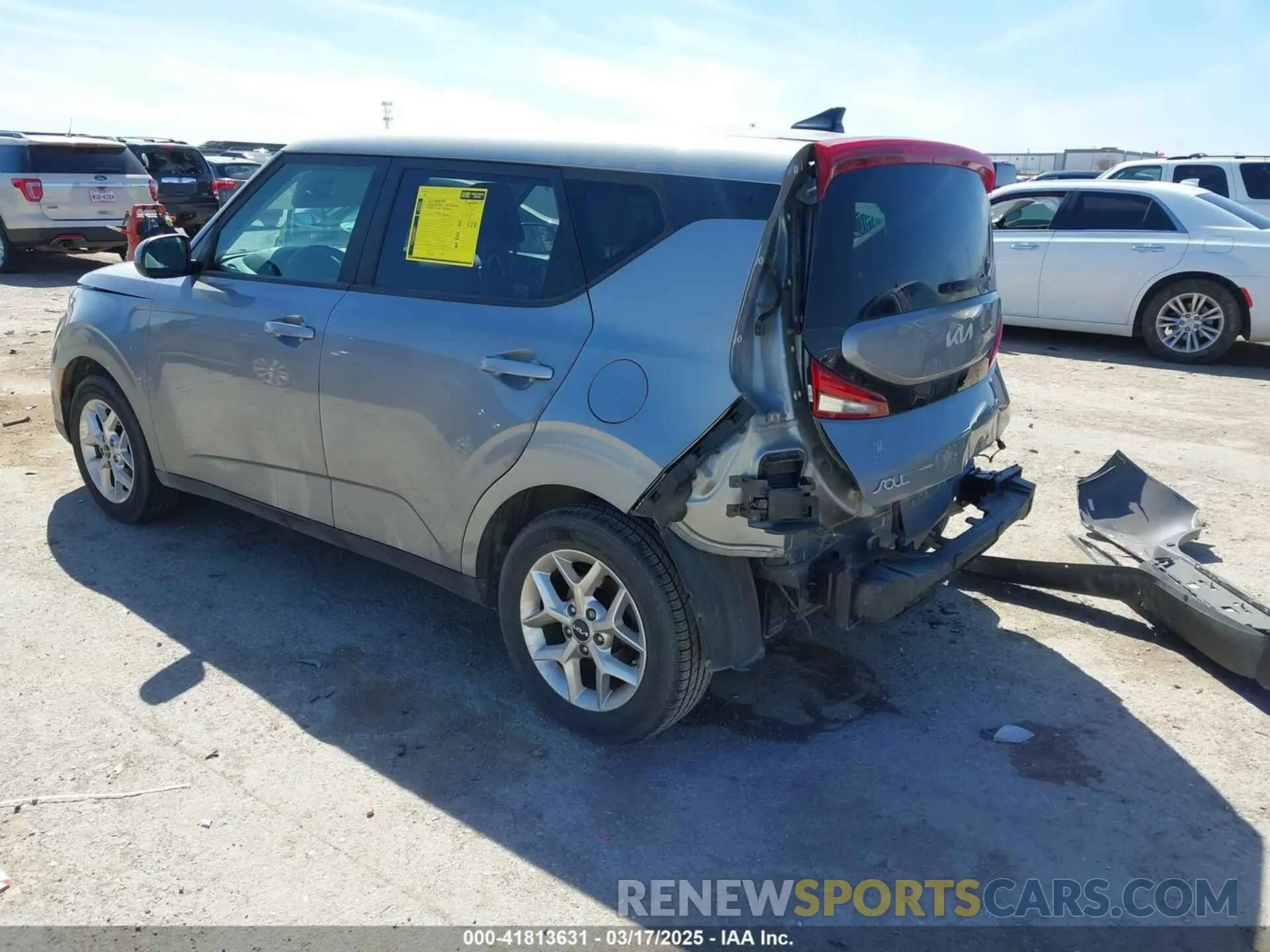 3 Photograph of a damaged car KNDJ23AU9N7823431 KIA SOUL 2022