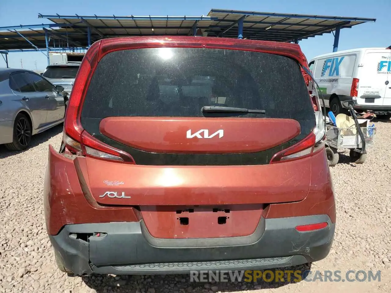 6 Photograph of a damaged car KNDJ23AU9N7827821 KIA SOUL 2022