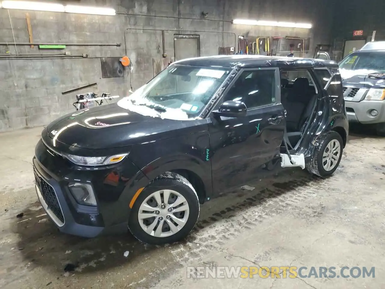 1 Photograph of a damaged car KNDJ23AUXN7162394 KIA SOUL 2022