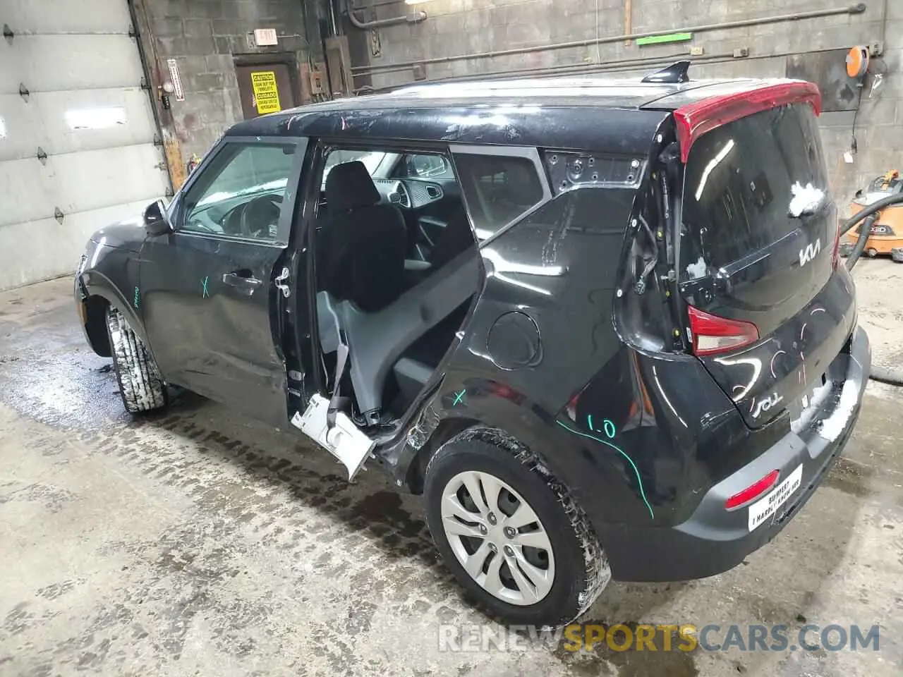 2 Photograph of a damaged car KNDJ23AUXN7162394 KIA SOUL 2022