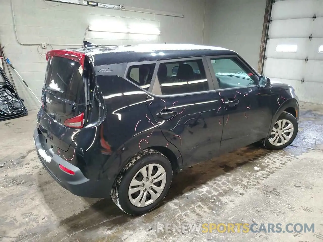 3 Photograph of a damaged car KNDJ23AUXN7162394 KIA SOUL 2022