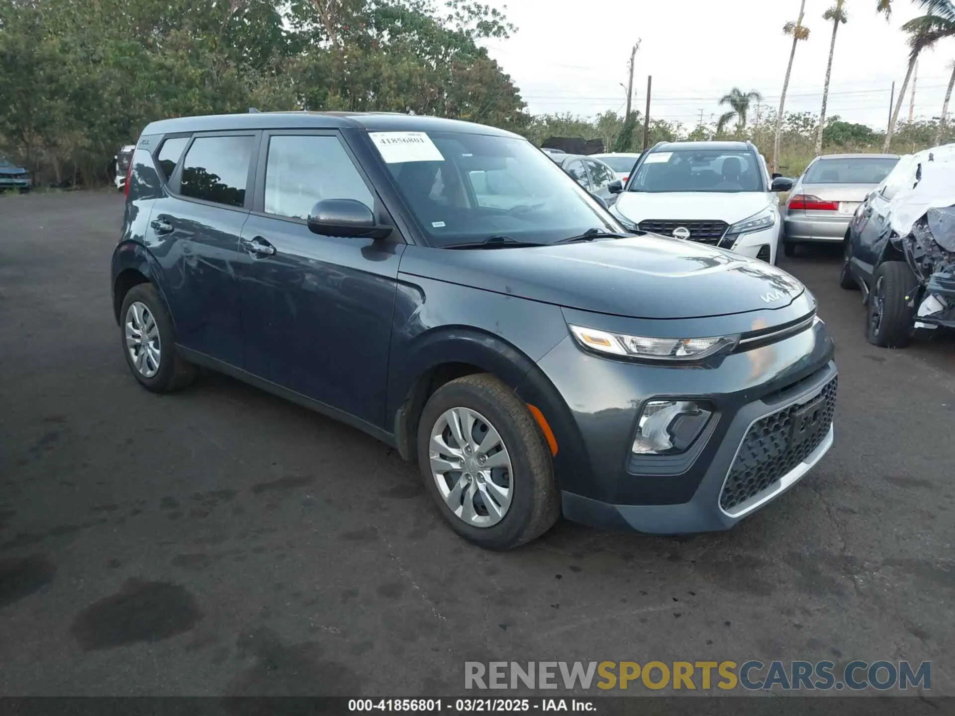 1 Photograph of a damaged car KNDJ23AUXN7804872 KIA SOUL 2022