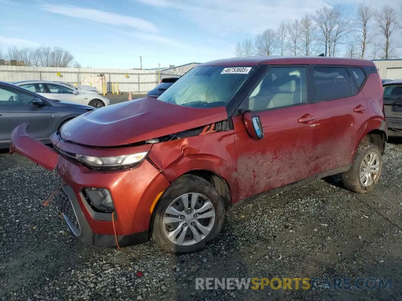 1 Photograph of a damaged car KNDJ23AUXN7821798 KIA SOUL 2022
