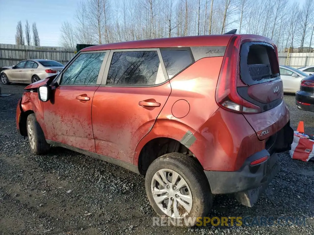 2 Photograph of a damaged car KNDJ23AUXN7821798 KIA SOUL 2022