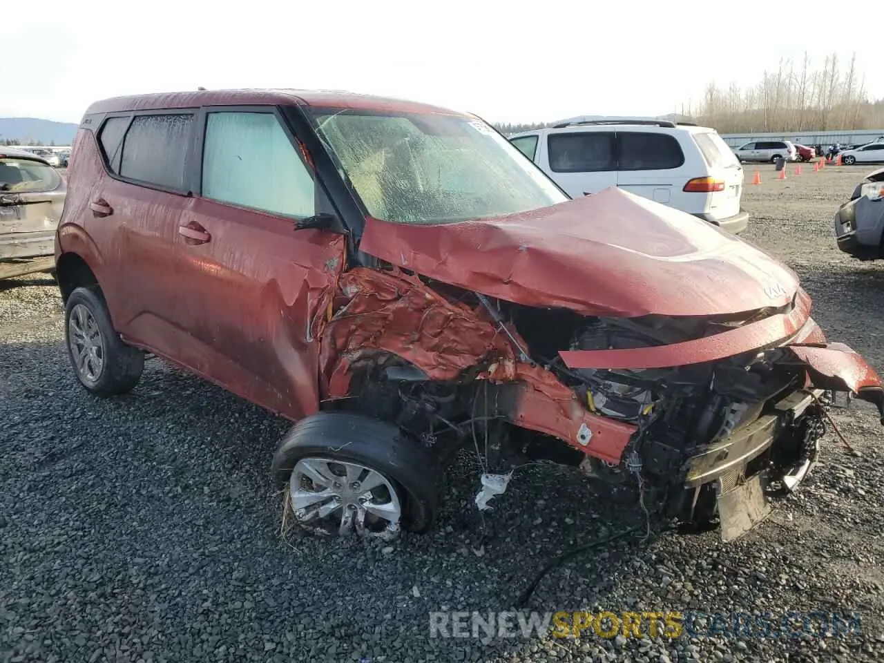 4 Photograph of a damaged car KNDJ23AUXN7821798 KIA SOUL 2022
