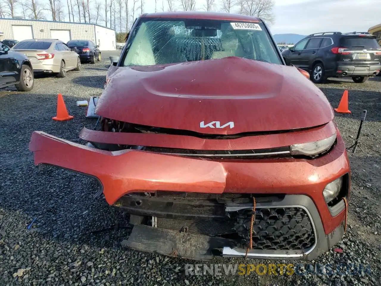 5 Photograph of a damaged car KNDJ23AUXN7821798 KIA SOUL 2022