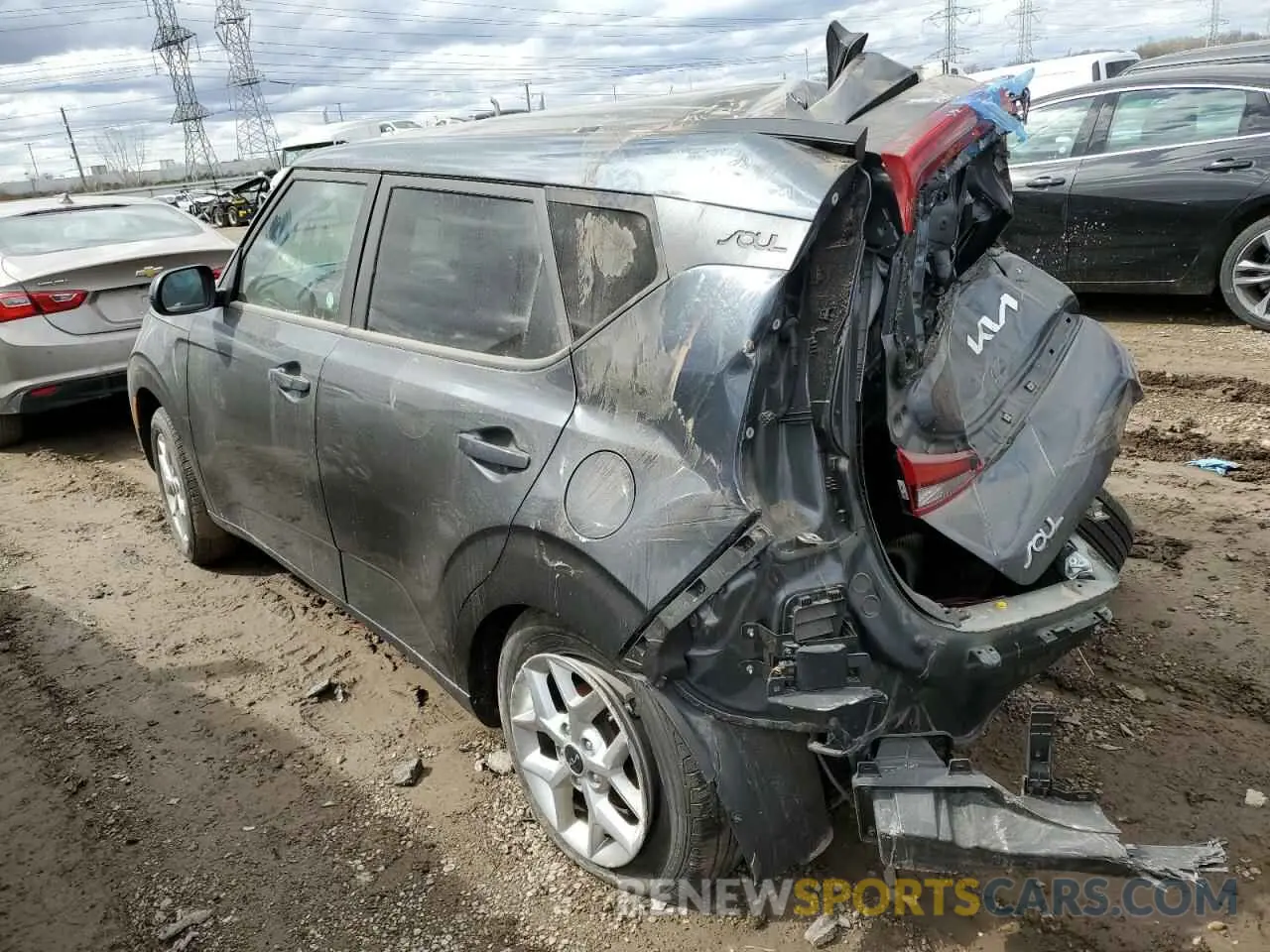 2 Photograph of a damaged car KNDJ23AUXN7832123 KIA SOUL 2022