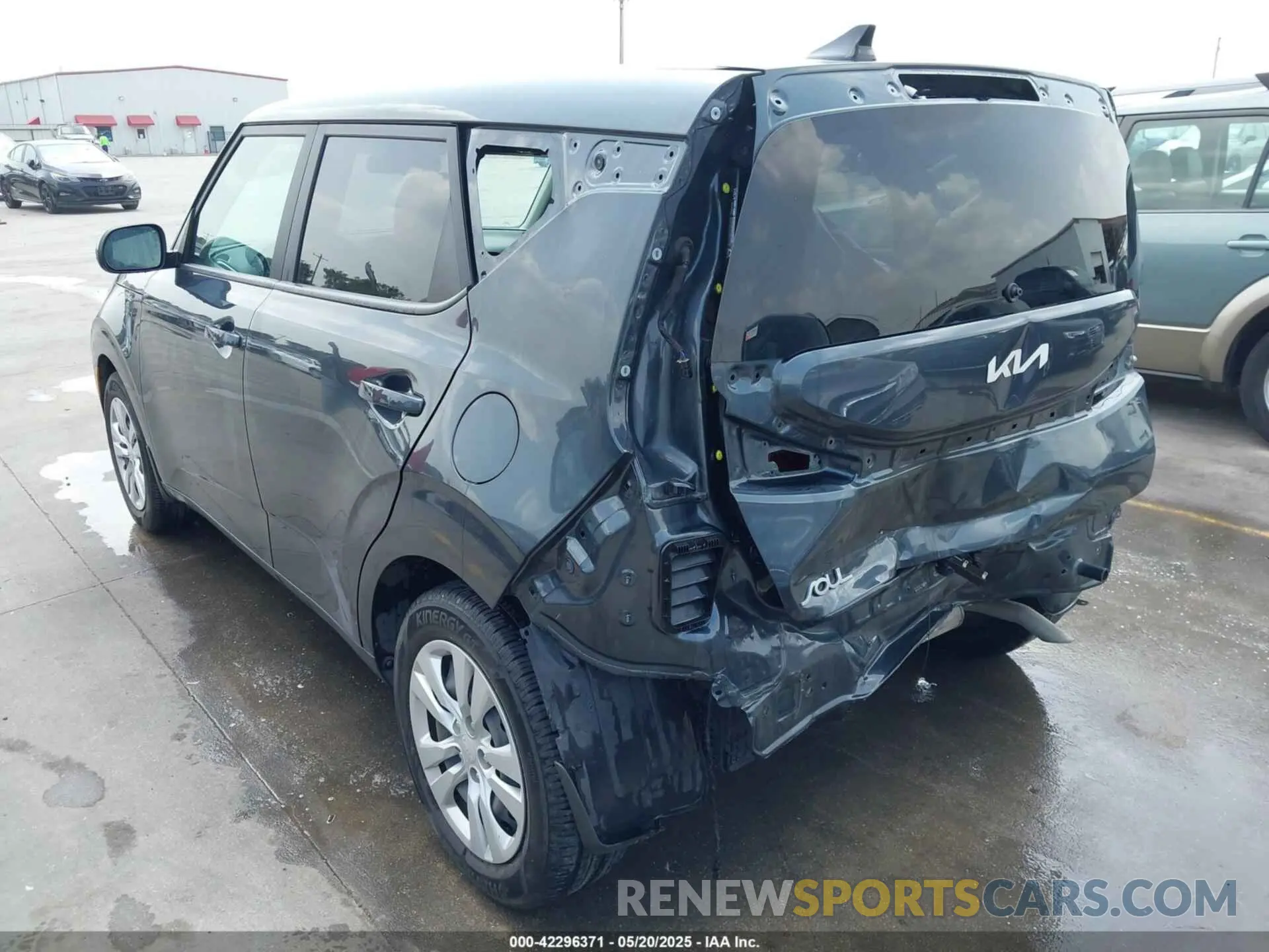 3 Photograph of a damaged car KNDJ23AUXN7837645 KIA SOUL 2022