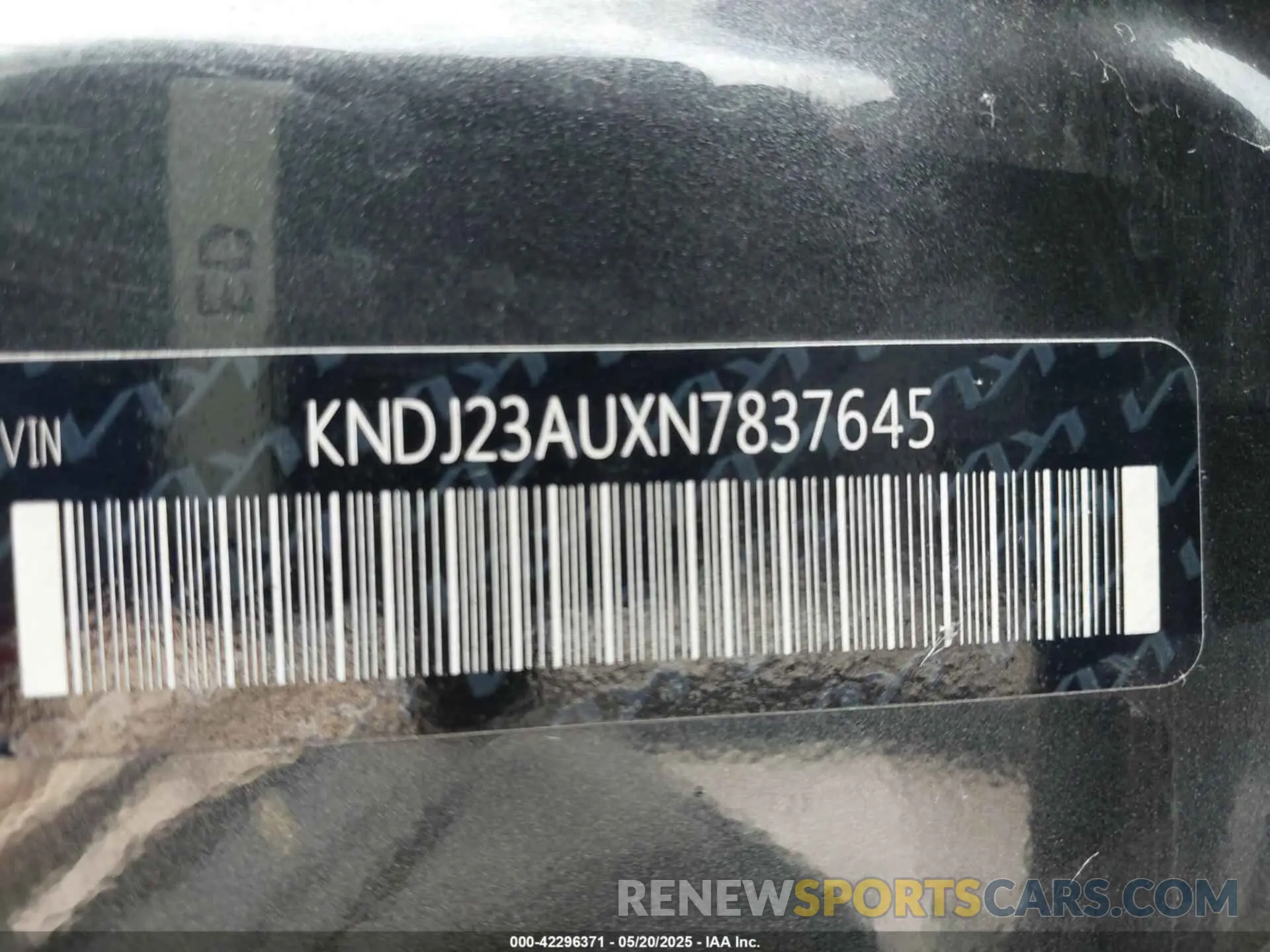 9 Photograph of a damaged car KNDJ23AUXN7837645 KIA SOUL 2022