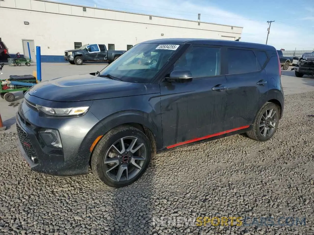 1 Photograph of a damaged car KNDJ63AU1N7824643 KIA SOUL 2022