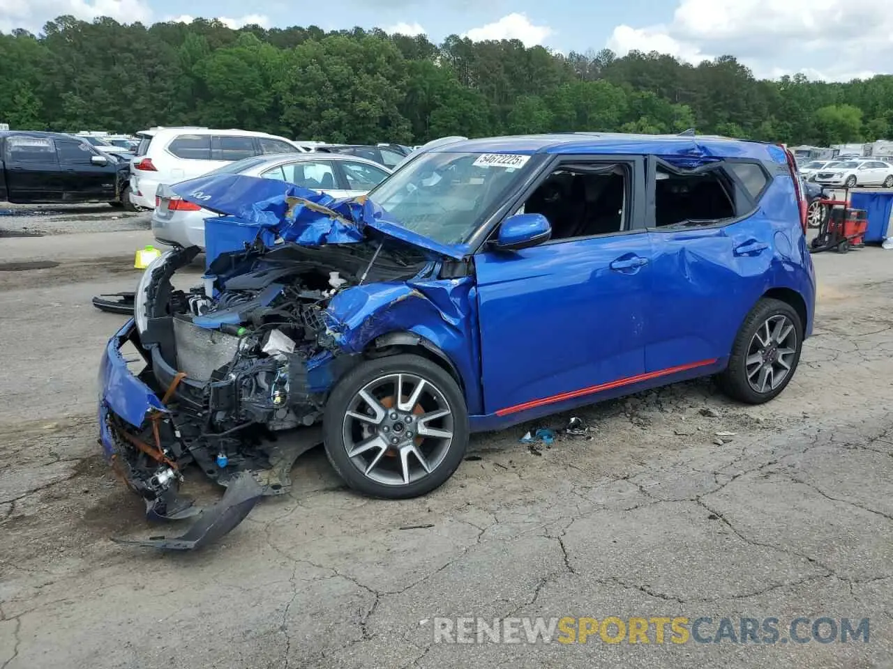 1 Photograph of a damaged car KNDJ63AU9N7826690 KIA SOUL 2022
