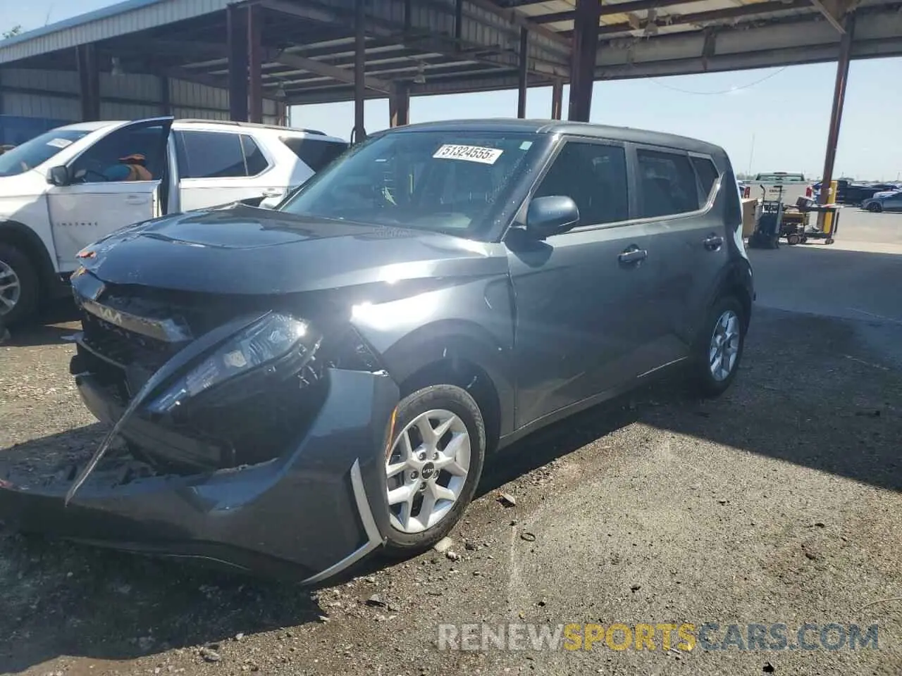 1 Photograph of a damaged car KNDJ23AU0P7201545 KIA SOUL 2023