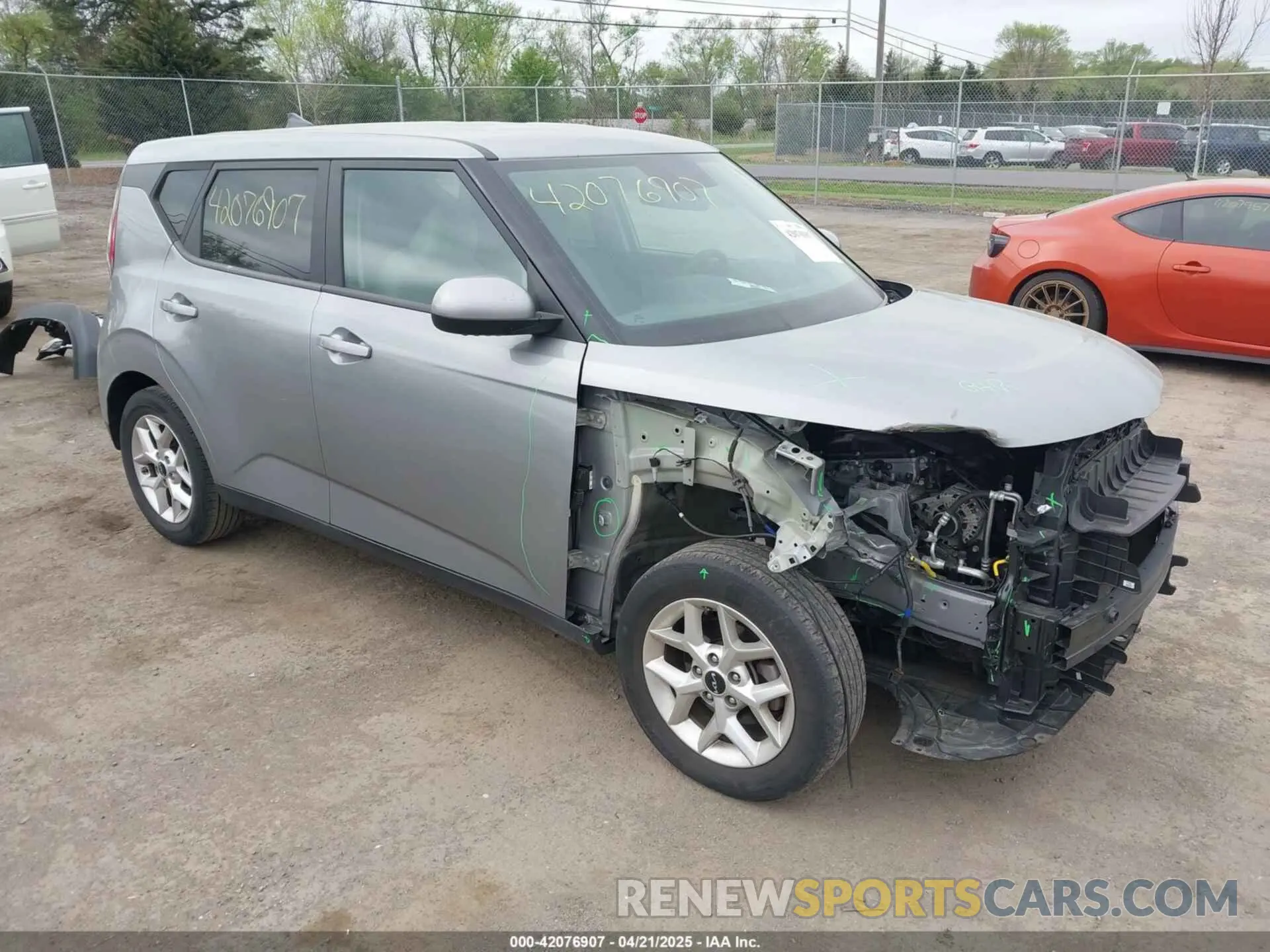 1 Photograph of a damaged car KNDJ23AU0P7862881 KIA SOUL 2023