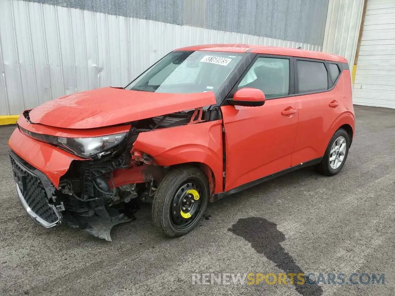 1 Photograph of a damaged car KNDJ23AU1P7208648 KIA SOUL 2023